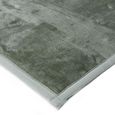 FLANELLE - Tapis extra-doux effet velours 160 x 230 cm vert clair-1