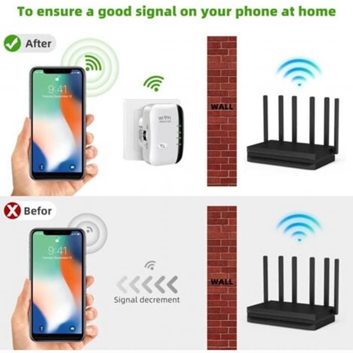 Internet Enhancer Wifi Enhancer, pour la maison sans fil Internet Enhancer 2.4G 300mbps ...