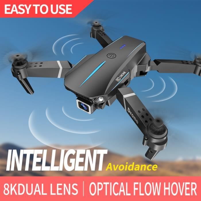 Drone V22 avec double caméra HD 6K, FPV, Professionnel, Photographie