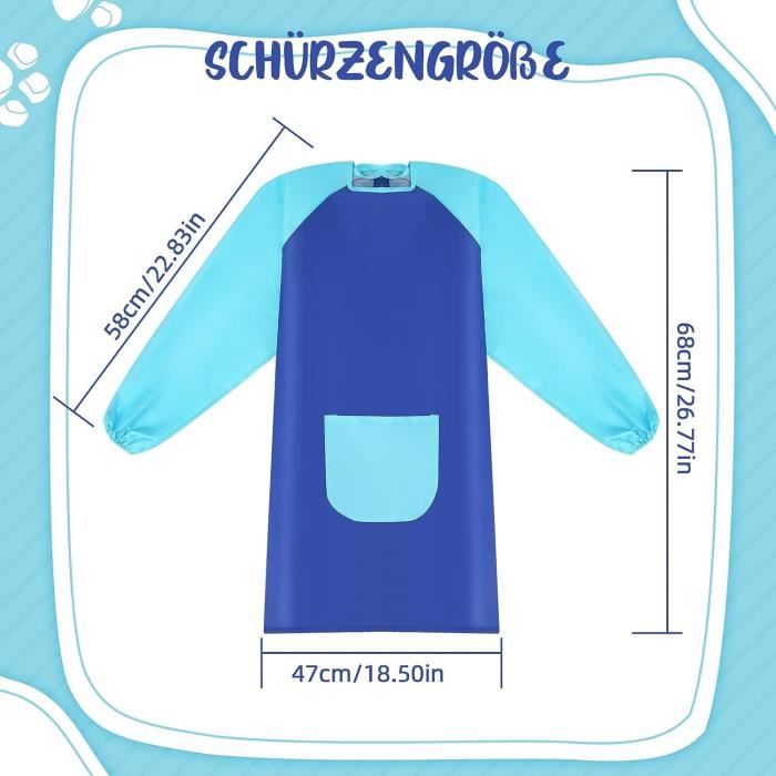 Blouse Enfant Volumoon 2PCS Graffiti Tablier De Peinture Pour Enfant 7-12 Ans Garçons Filles, Tablier Peinture Blouse Peinture Enfant Blouse Enfant Volumoon 2PCS Graffiti Tablier De Peinture Pour Enfant 7-12 Ans Garçons Filles, Tablier Peinture Blouse Peinture Enfant