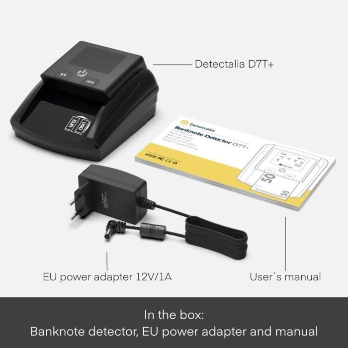 AntDau71 - Détecteur d'argent faux évolutif avec USB Vérifier les
