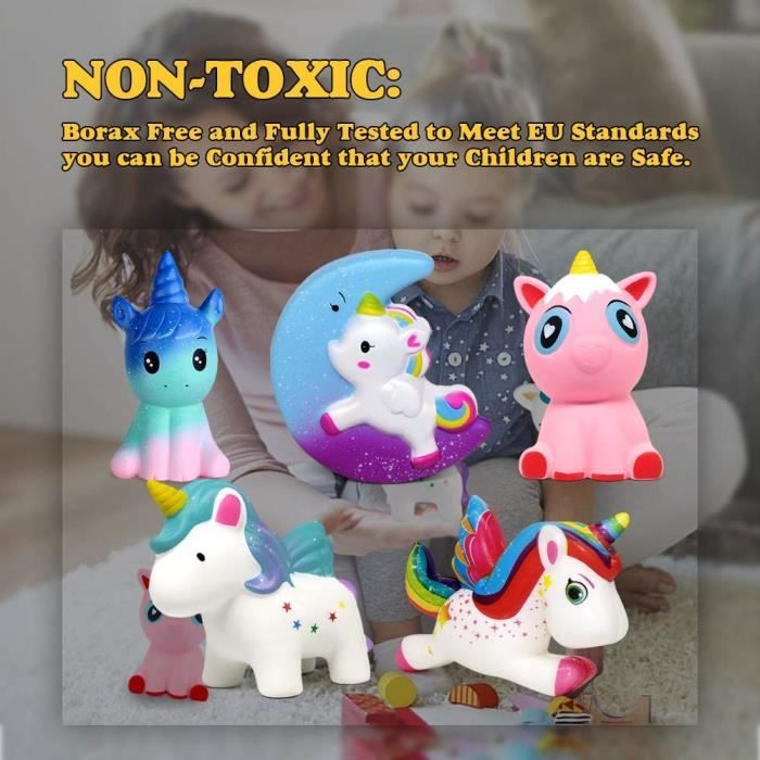 Acheter Jouets Anti-Stress licorne pour enfants et adultes, jouets Anti- Stress à presser pour bébé