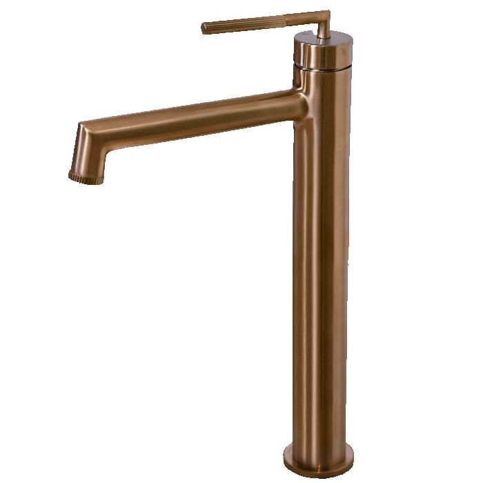 Portofino Mitigeur Lavabo Haut Cuivre Bross Essebagno Cdiscount 
