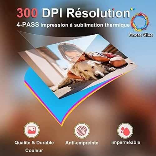 Imprimante Photo Portable Liene Avec WiFi - Batterie, Sublimation Thermique, 300DPI