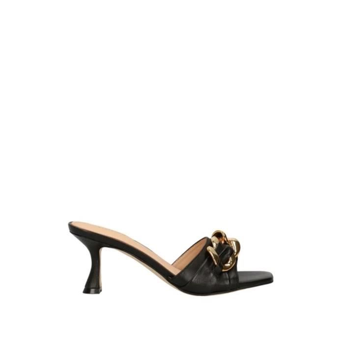 Sandales A talons Guess Ref 56028 Noir Noir Cdiscount Chaussures