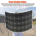 Panneau solaire flexible 100 W avec modules solaires haute efficacité Chargeur Solaire pour toits,camping-cars,balcon-2
