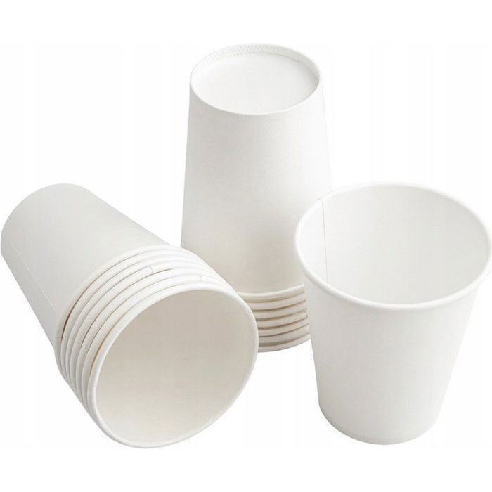 Gobelets à Café En Papier Kraft 10 Oz (300 Ml) - Lot De 100, Non Blanchis, Double Paroi, Résistants à La Chaleur