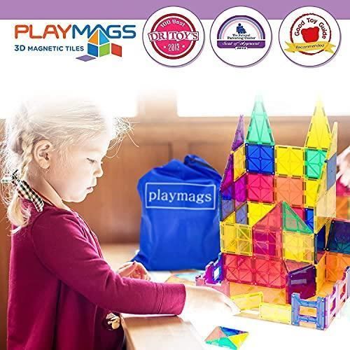 Playmags - Blocs Magnétiques Kit - 100 Pièces et Voiture - Cdiscount Jeux -  Jouets