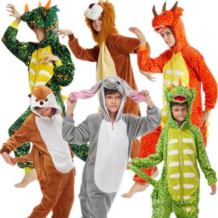 Pyjama Combinaison Animale Adulte Chuangminghangqi - Onesie Doudou Capuche | Déguisement Chaud Lounge