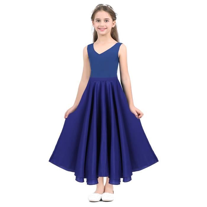 Jupe de danse Enfant Fille Jupe longue plissee 6 14 ans Cdiscount Sport