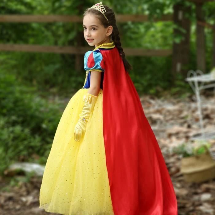 Frozen Robe Blanche Neige Halloween Noel Dress Cosplay Halloween Christmas Cdiscount Jeux Jouets