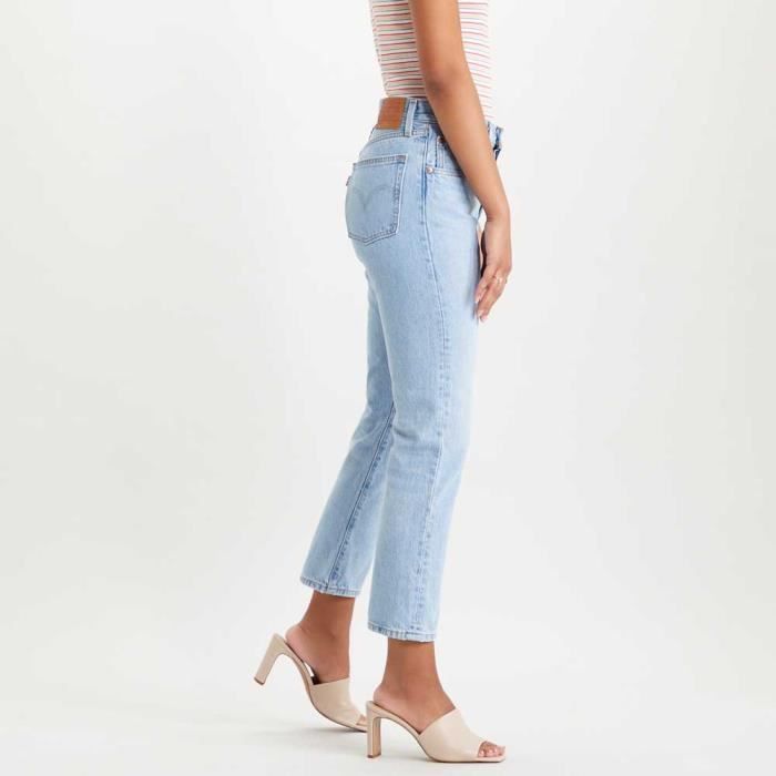 Pantalons Levi s 501 Femme Taille haute Bleu Multicoloured Cdiscount Pret a Porter