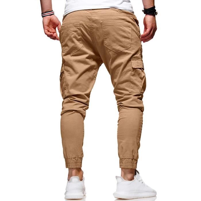 Pantalon avec elastique en bas homme online