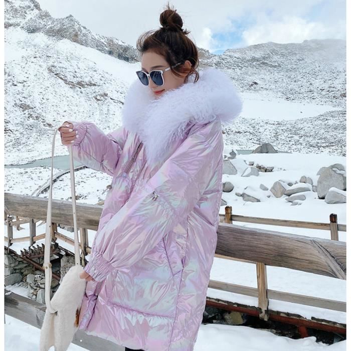 Hiver En Duvet De Canard Blanc Manteau Capuche pais