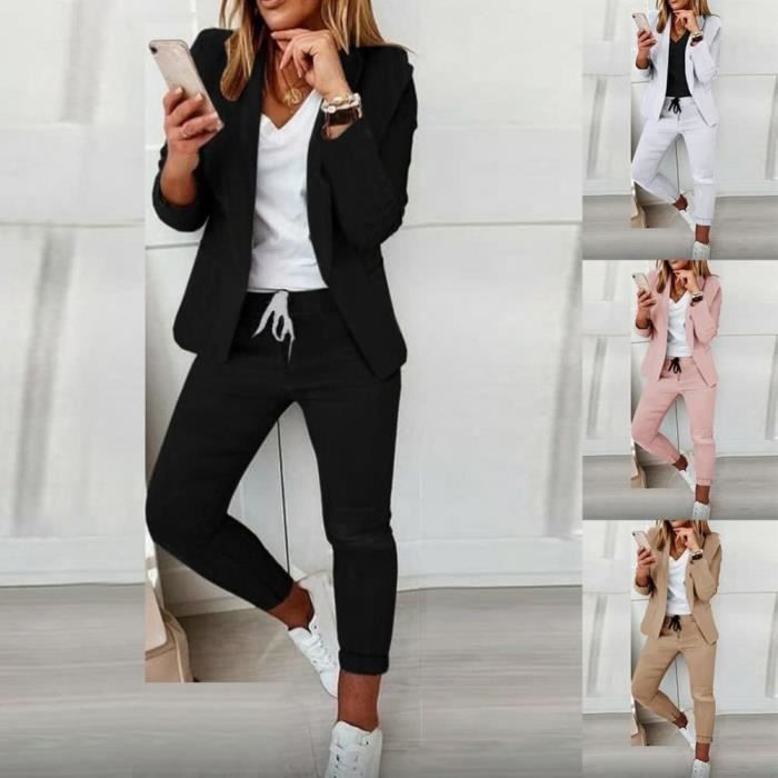 Tailleur top classique femme