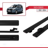 Barres De Toit Pour Dacia Dokker (2012-2021) - Porte-bagages Aluminium, 75 Kg Max, Garantie 2 Ans