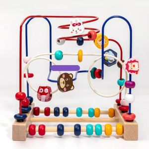 Plateau D’activités Lalaboom – Perles De Motricité, Jeu éducatif Formes Et Couleurs, évolutif De 10 Mois à 4 Ans, 26 Pièces