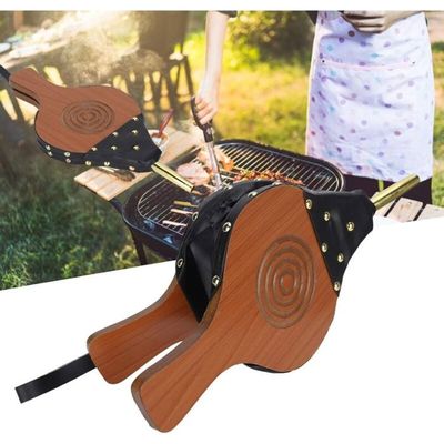 Vieux Coffre à Bois En Détresse ? Non, Un Soufflet De Cheminée Design Avec Sangle !