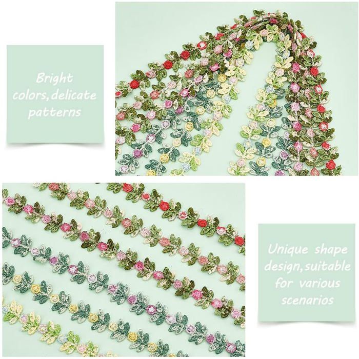 Ruban Frange Coquillage 6 Mètres, Largeur 43mm - Toile De Jute, Décorations Boho, Couture, DIY
