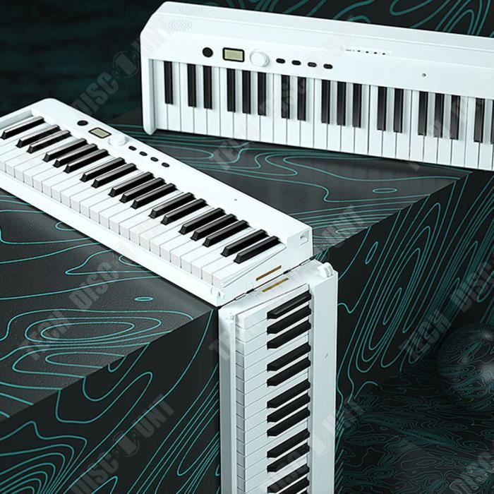 Clavier pliable (piano) portable pliable 130cm + 88 touches + BT +