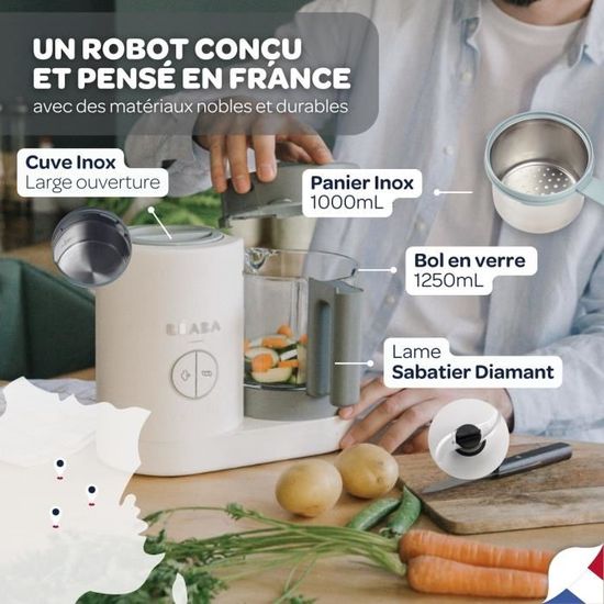 Beaba Babycook Neo Robot Bebe 4 En 1 Cuiseur Mixeur Made In France Blanc Cdiscount Puericulture Eveil Bebe