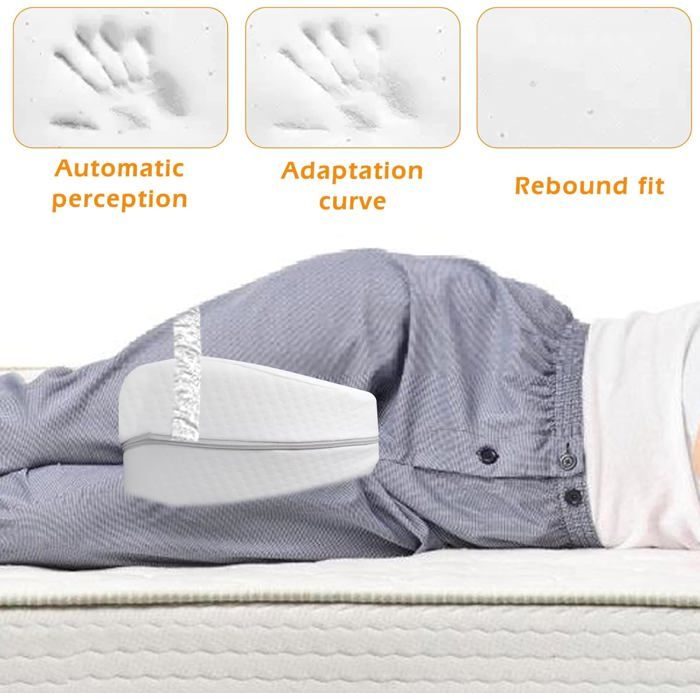 Coussin Orthopédique Entre Jambes - Soulagement Sciatique Et Douleurs Lombaires - Confort Nuit