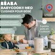 BEABA, Babycook Néo Robot Cuiseur Bébé 6 en 1, Made in France, White Silver-5