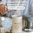 BEABA, Babycook Néo Robot Cuiseur Bébé 6 en 1, Made in France, White Silver-8