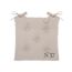 Atmosphera Galette de Chaise Ronde Bleu Canard d40