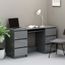 Bureau D Ordinateur Table Informatique Pour Travailler Ou Etudiergris Brillant 140x50x77 Cm Agglomere Achat Vente Bureau Bureau D Ordinateur Table Cdiscount