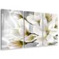 Hxa Deco Decoration Murale Decoration Chambre Art Mural Tableau Deco Tableau Triptyque Fleurs Blanches Et Scintillement 90x60 Achat Vente Tableau Toile Soldes Cdiscount
