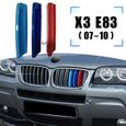2007-2010 X3 E83 - Bandes de Garniture de Calandre Avant pour BMW, Accessoires pour bronchX2 bery-0