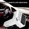 Transmetteur FM Bluetooth pour voiture,Récepteur sans fil Bluetooth In-Car Lecteur MP3 Adaptateur radio Kit voiture  -YEA-0