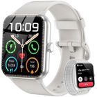 FEIPUQU Montre Connectée Homme Femme avec Appel Bluetooth Smartwatch avec Podometre Cardio Oxymetre Etanche IP68 pour iPhone Android