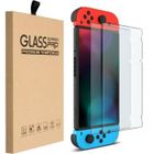 ZISONIX 2 Pack - Protecteur d'écran en verre trempé pour Nintendo Switch - Transparent - 2.5D/0.26mm/9H