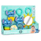 BRIGHT STARTS DISNEY BABY - STITCH - Coffret Cadeau Naissance​ - 4 jouets bébé , Hochet, Anneau de dentition, Jouets multisensoriels