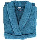 LINNEA Peignoir col châle ROYAL CRESENT éponge coton taille XL bleu céleste