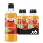 SodaStream Concentré Agrumes X6 - 440ml - Préparez 9L De Boisson Pétillante - Pour Machine à Eau Gazeuse