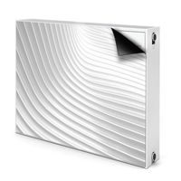 Cache-radiateur Decormat - Blanc - 100x60cm - Protection contre les dommages - Facile à nettoyer
