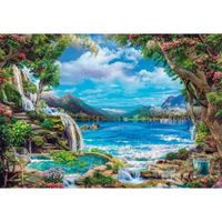 Puzzle 2000 pièces - CLEMENTONI - Paradis sur Terre - Paysage et nature - Blanc - Mixte