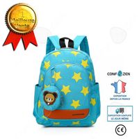 CONFO® Porte-monnaie ours mignon avec sac d'école pour enfants de la maternelle dessin animé motif étoile meilleur cadeau pour les e