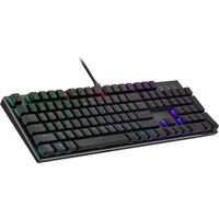 Cooler Master SK652 Clavier Mecanique QWERTY US, Taille Standard, Touches Flottantes Low Profile, Red Switches, Retroeclairag