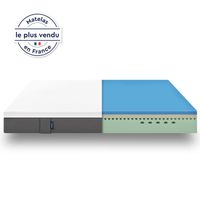 EMMA - Matelas Original 90x190 cm - Mémoire de Forme - Confort Optimal N°1 en France - 25 cm - Souplesse et Soutien - Durable