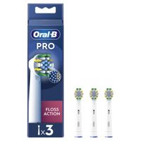 Brossettes Oral-B Pro Floss Action pour brosse à dents - 3 unités - Blanc