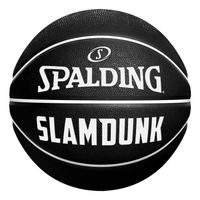 Ballon Spalding Slam Dunk Rubber - noir/blanc - Taille 5