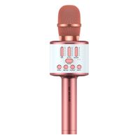 Microphone TD® Sans Fil Bluetooth Karaoké LED Portable Microphone Intégré Haut-Parleur