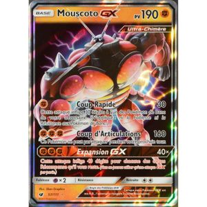 CARTE A COLLECTIONNER carte Pokémon 57-111 Mouscoto GX 190 PV SL4 - Sole