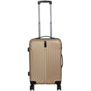 Valise trolley valise voyage coque rigide valise bagages à main L Champagne rk4213ch-l 