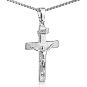 .925 Sterling Argent Crucifix Charm Pendentif PDSF $27