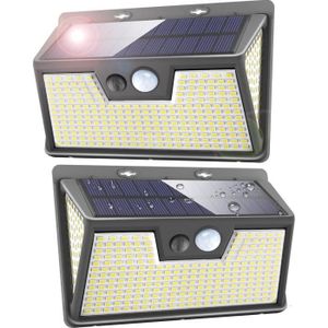 BALISE - BORNE SOLAIRE  Lampe Solaire Exterieur Detecteur de MouvementLot de 2 de 320 LED Lumiere Solaire Exterieur 3 Mode Eclairage Exterieur Solaire A277